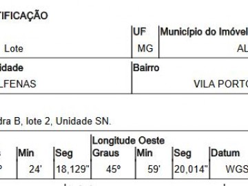 ALAMEDA UBATUBA,N. S/N LT 02 - QD B